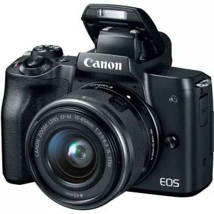 Picture of Canon EOS M50 24.1MP Mirrorless Camera with 15-45mm Lens - Black