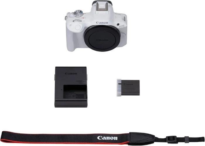 Picture of Canon EOS R50 24.2MP APS-C Mirrorless Camera (Body Only) – White (Brand New)