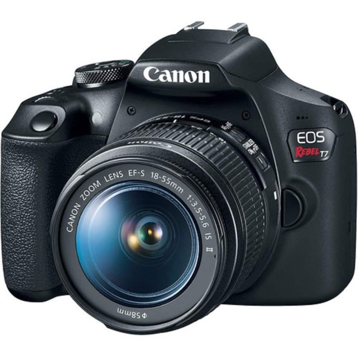 Picture of Canon EOS Rebel T7 DSLR with 18-55mm IS II Lens + 32GB + Gadget Bag Bundle