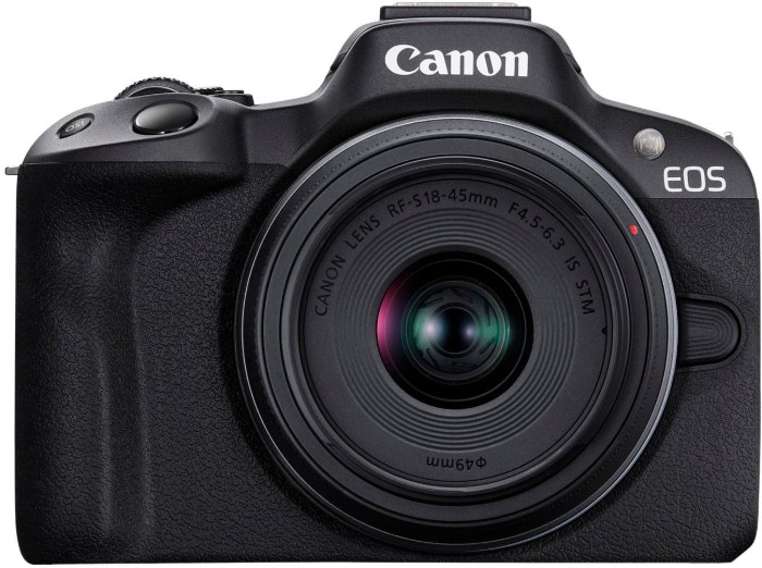 Picture of Canon EOS R50 4K Mirrorless Camera with RF-S 18-45mm F4.5-6.3 IS STM Lens – Content Creator Kit Black (Brand New)