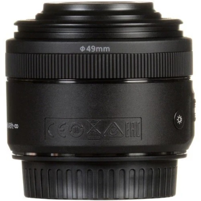 Picture of Canon EF-S 35mm f/2.8 IS STM Macro Prime Lens with Built-In Ring Light – Black (Brand New)
