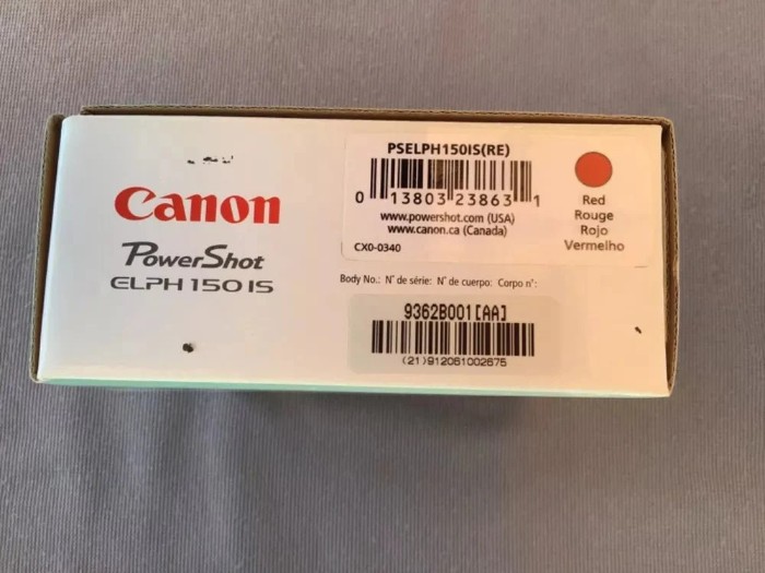 Picture of Canon PowerShot ELPH 150 IS 20MP Compact Camera - Red