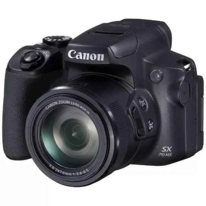 Picture of Canon PowerShot SX70 HS 20.3MP Bridge Camera - Black (65x Zoom, 4K)
